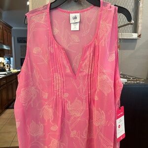 Sleeveless Corsage Top